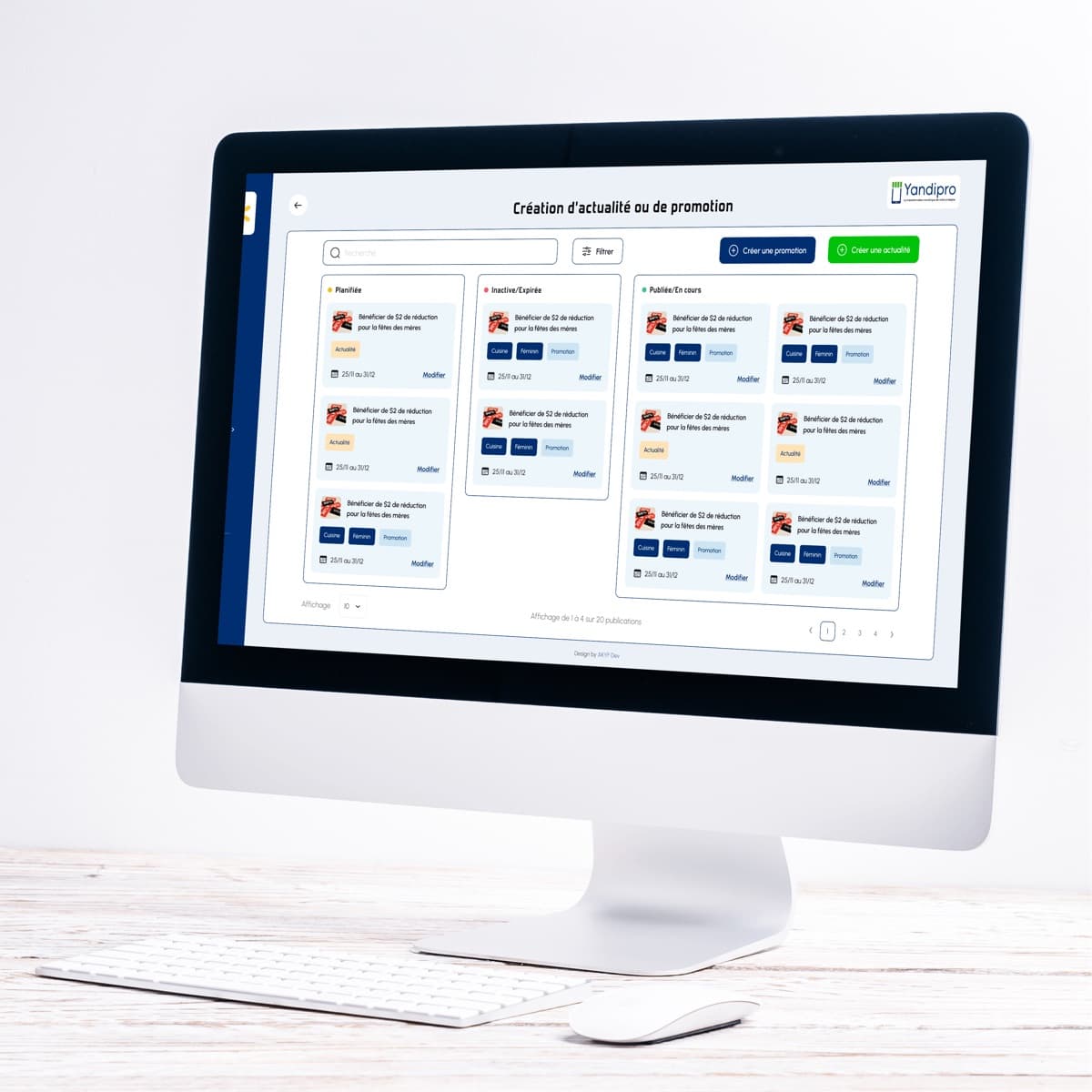Yandipro Dashboard